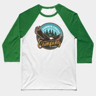 summer forest wild life camping Baseball T-Shirt